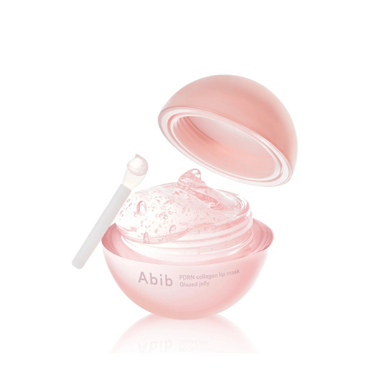 Abib PDRN Collagen Lip Mask Glazed Jelly with spatula – nourishing Korean lip treatment infused with PDRN and collagen for intense hydration and lip plumping | K-beauty South Africa | Shop Dewdrop Beauty online