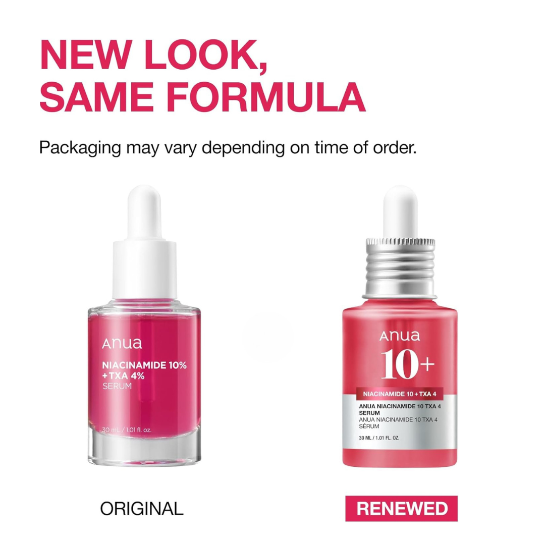 Anua Niacinamide 10% + TXA 4% Serum New Look, Same Formula