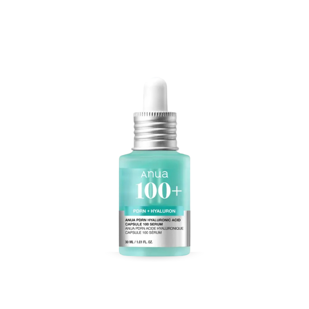 Anua PDRN Hyaluronic Acid Capsule 100 Serum bottle on a white background