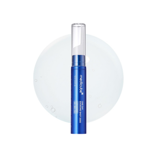 Medicube One Day Exosome Shot Pore Ampoule 25000 'Medicube' branding on a white background