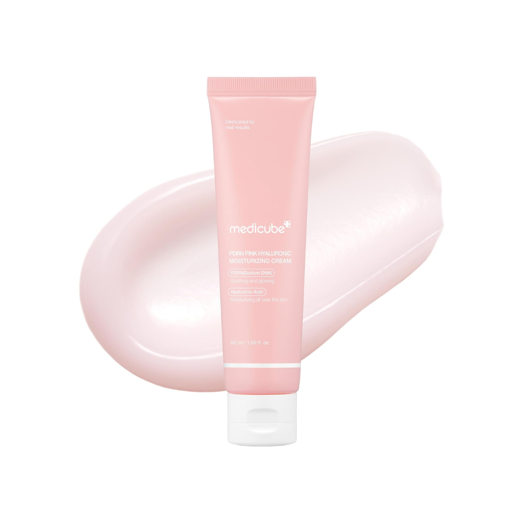 Medicube PDRN Hyaluronic Moisturizing Cream on a white background
