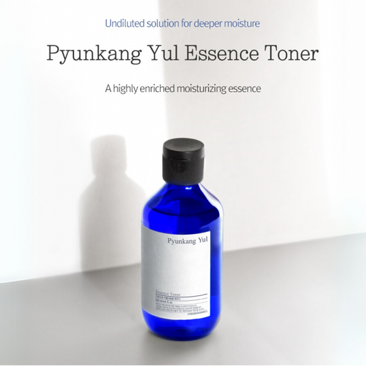 Pyunkang Yul Essence Toner bottle on a white background