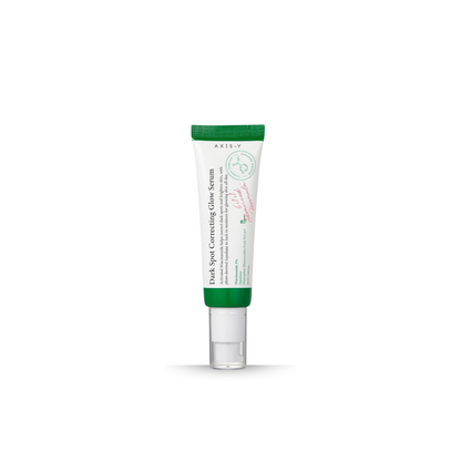 Tube of Axis-y skincare serum on a white background