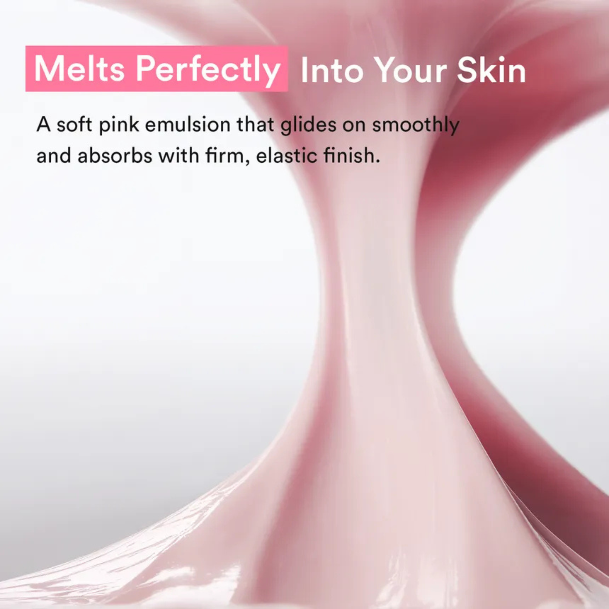 Pink emulsion with text describing its smooth absorption into skin. Abib PDRN Volume Fill-It Booster Cream 2.5 Tube