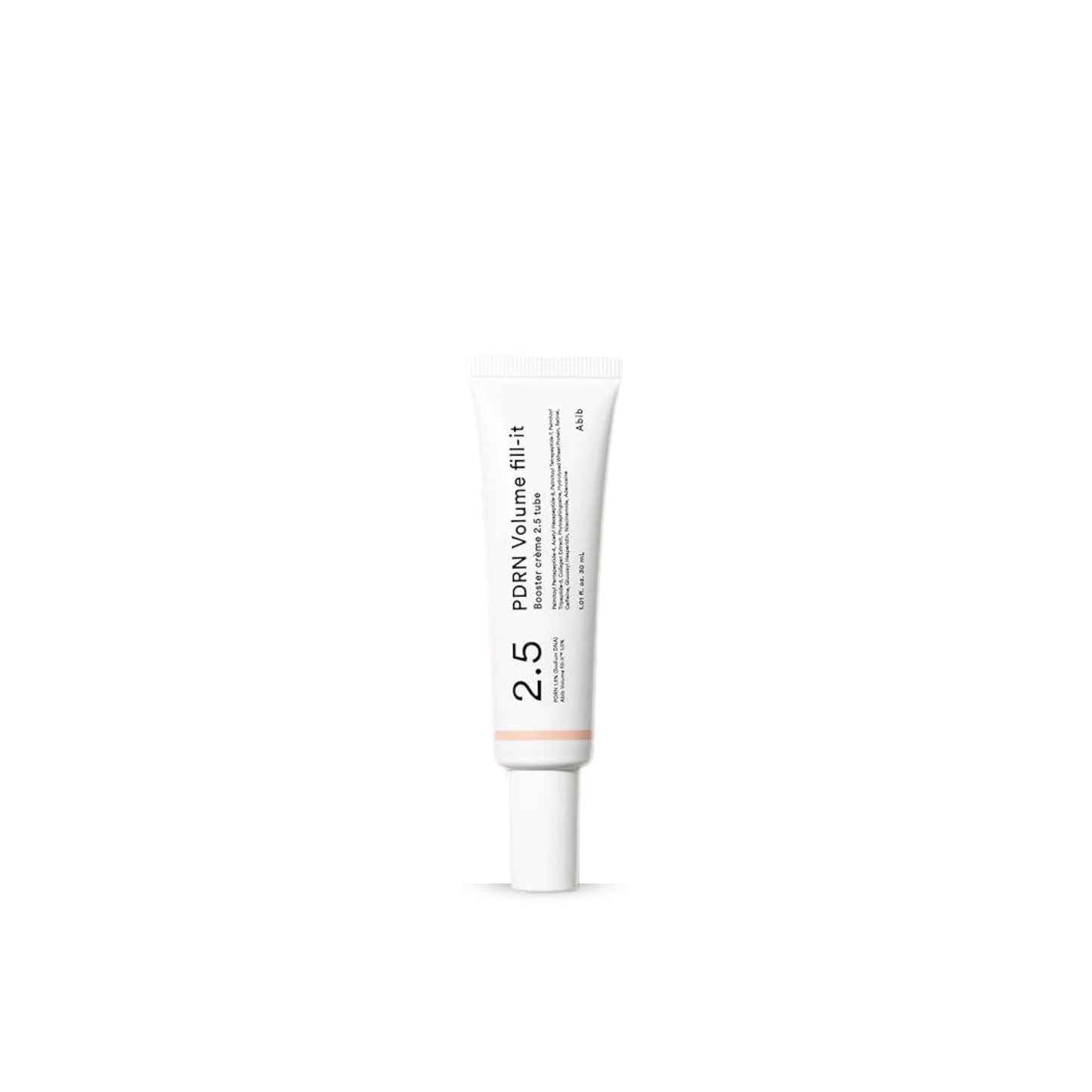 Abib PDRN Volume Fill-It Booster Cream 2.5 Tube on a white background