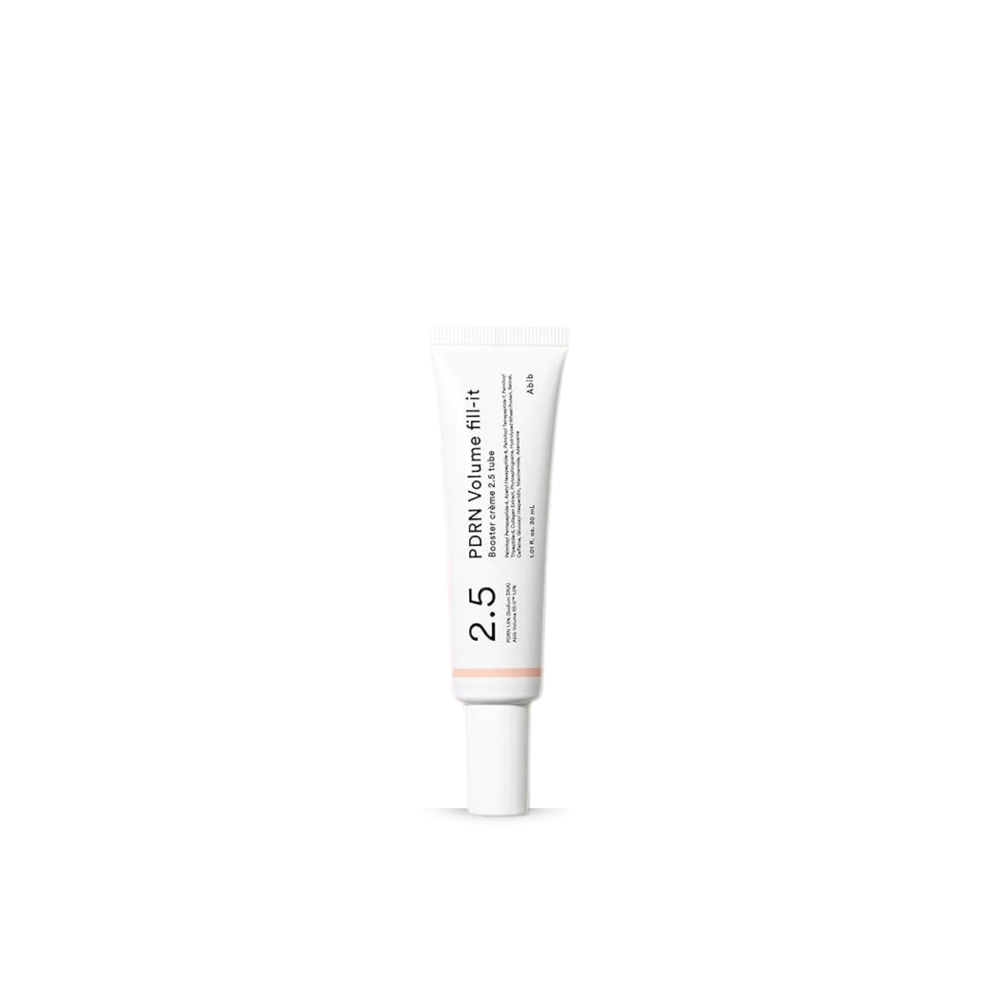 Abib PDRN Volume Fill-It Booster Cream 2.5 Tube on a white background