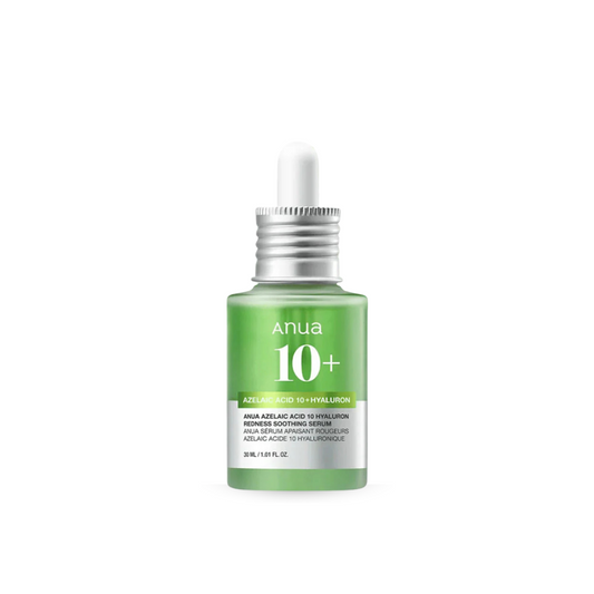 Anua Azelaic Acid 10 Hyaluron Redness Soothing Serum on a white background