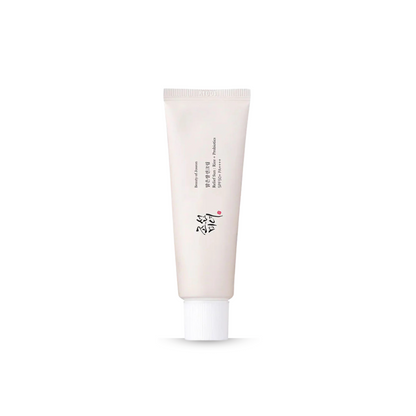 Beauty of Joseon Relief Sun: Rice + Probiotics SPF 50+ PA++++ with text on a white background