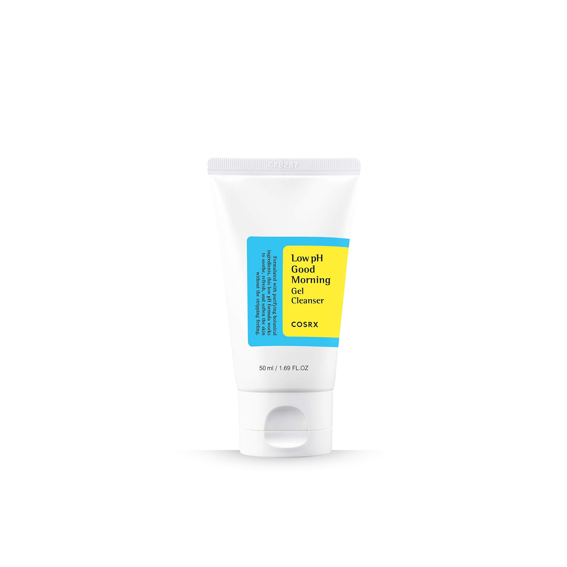 COSRX Low pH Good Morning Gel Cleanser 50ml on a white background