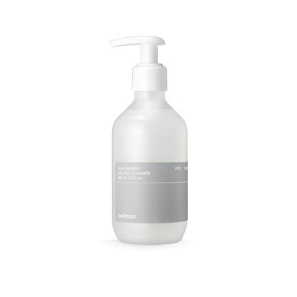 CELIMAX Dual Barrier Mild Gel Cleanser on a white background