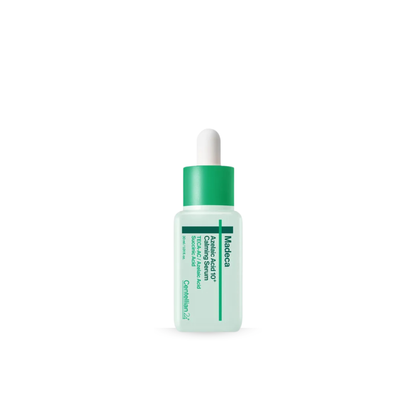 Centellian24 Madeca Azelaic Acid 10+ Calming Serum with green cap on a white background