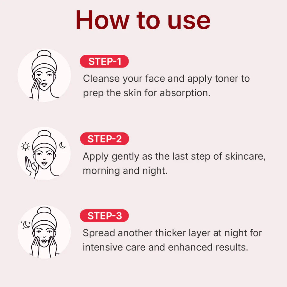 Instructions on how to use Centellian24 Madeca Cream Time Reverse with step-by-step guidance.