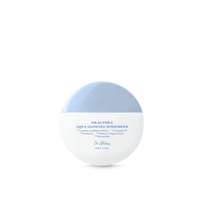 Dr. Althea Aqua Glowing Sunscreen on a white background