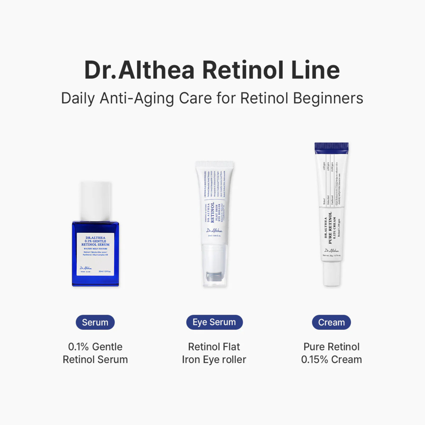 Dr. Althea Retinol Flat Iron Eye Roller