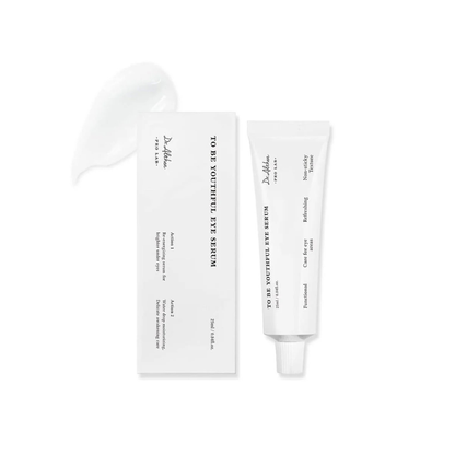 Dr. Althea To Be Youthful Eye Serum and product box on a white background