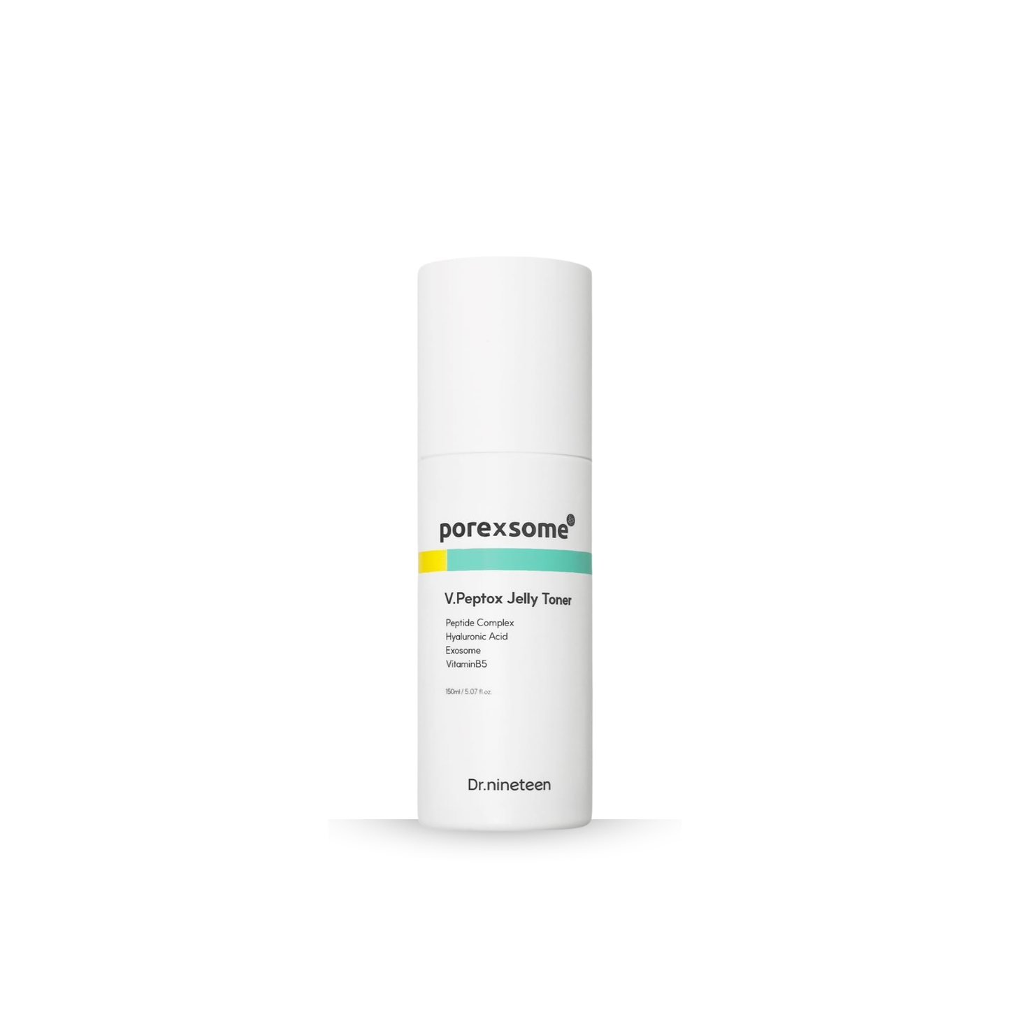 Dr.nineteen PoreXsome V.Peptox Jelly Toner on a white background