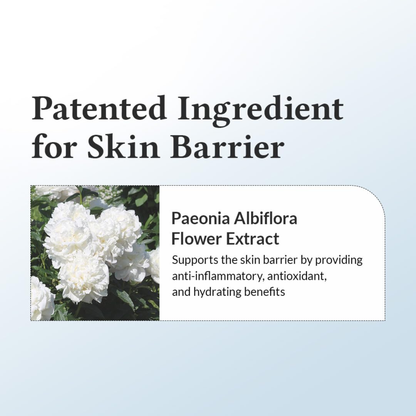 Ingredient information on Paeonia Albiflora Flower Extract as a patented ingredient for skin barrier support in the Dr.Althea 147 Barrier Cream