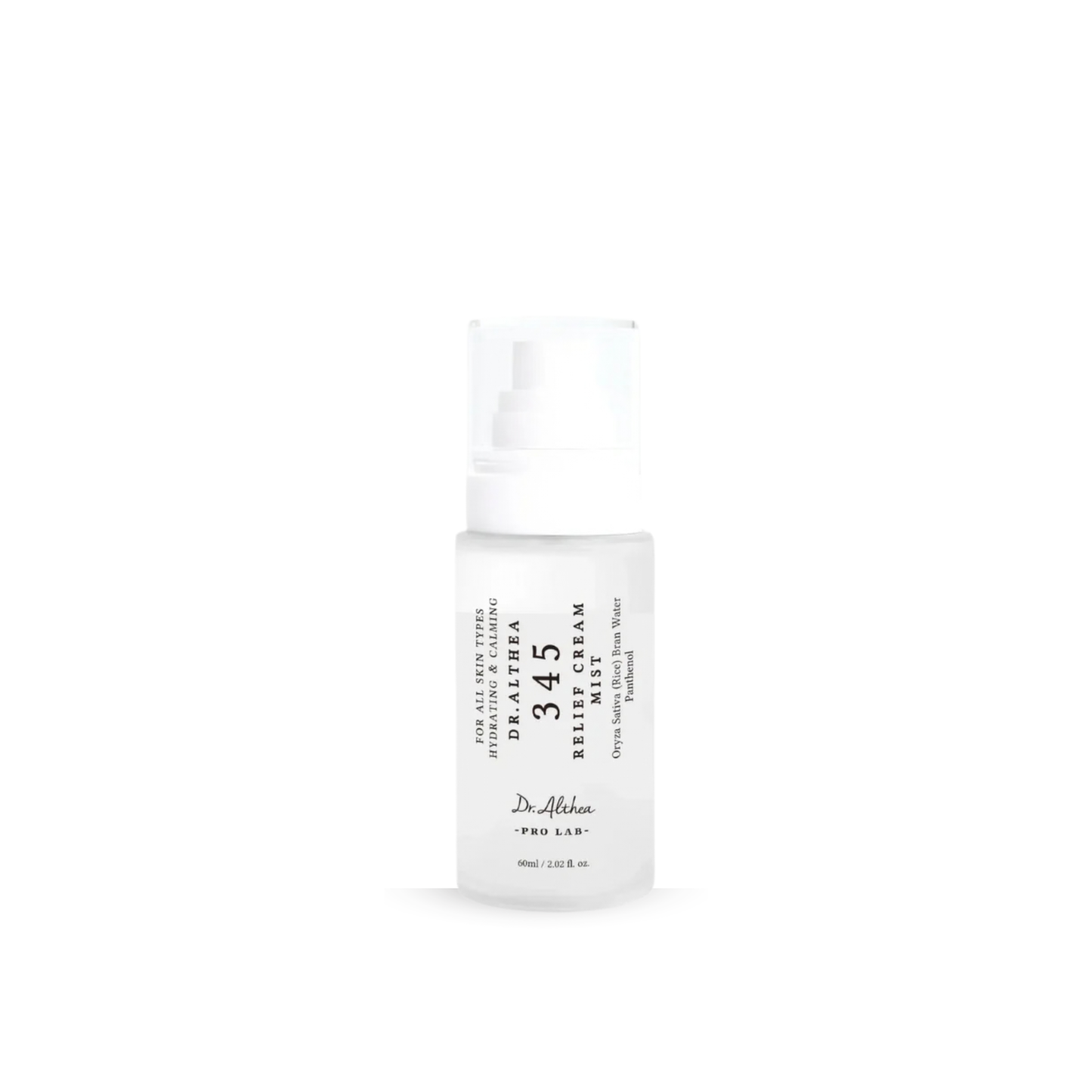 Dr. Althea 345 Relief Cream Mist 60ml on a white background