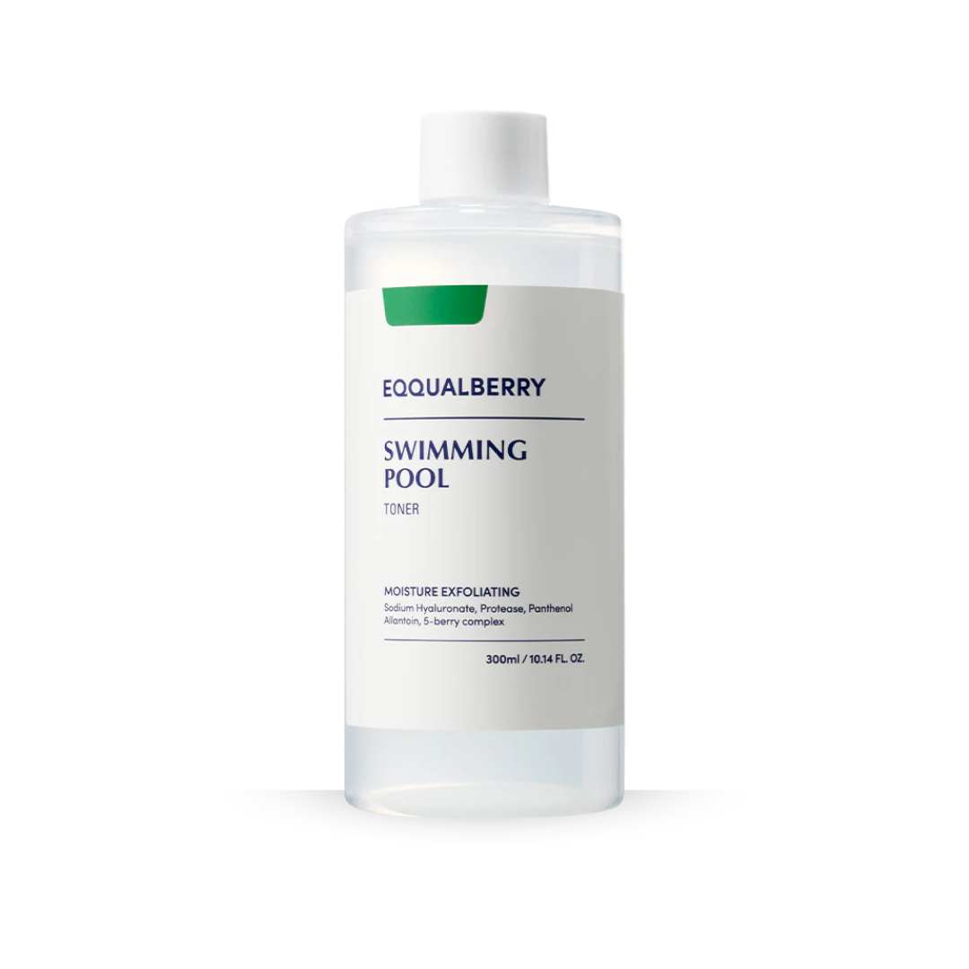 Equalberry Swimming Pool Toner bottle on a white background