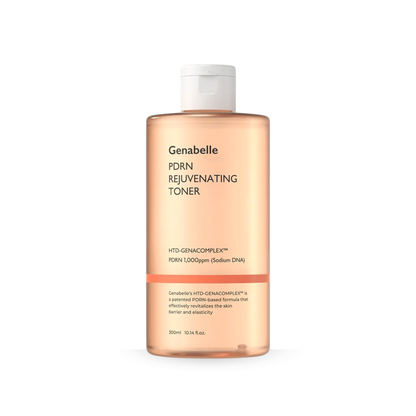 Genabelle PDRN Rejuvenating Toner bottle on a white background