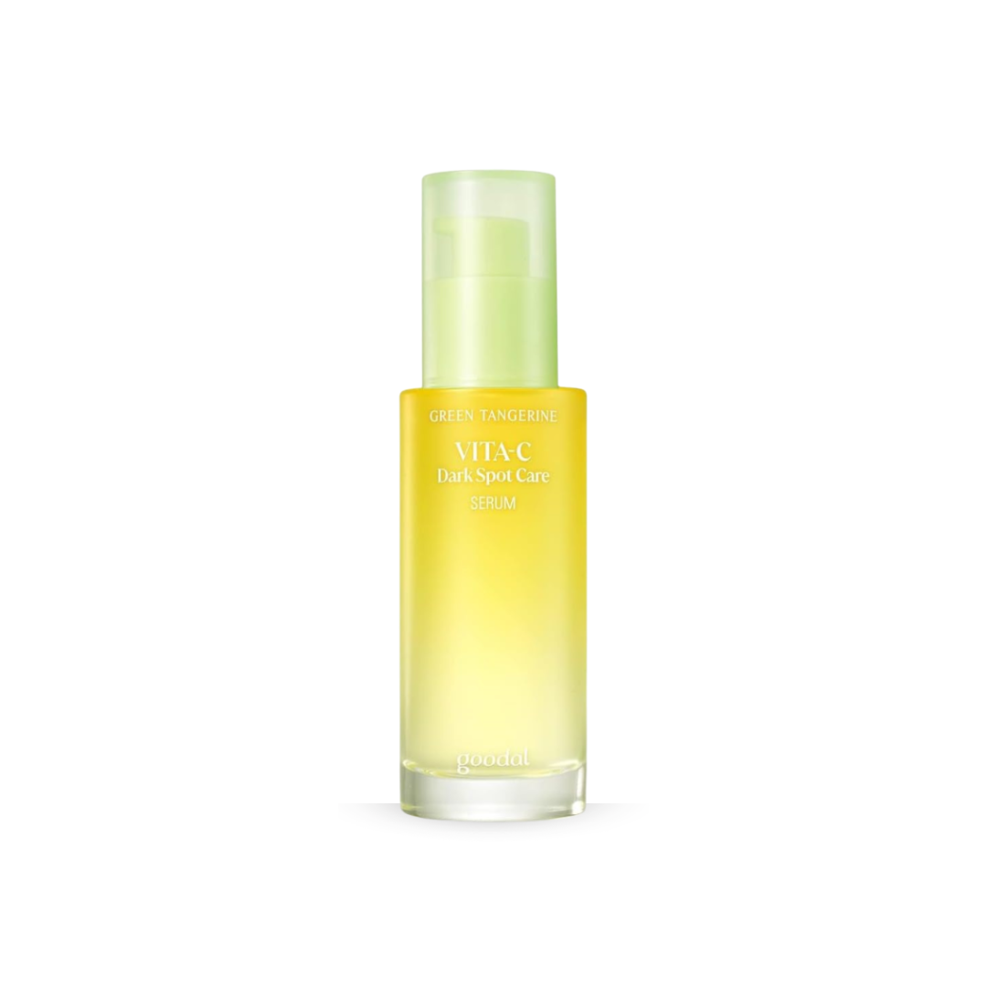 Goodal Green Tangerine Vita‑C Dark Spot Care Serum on a white background