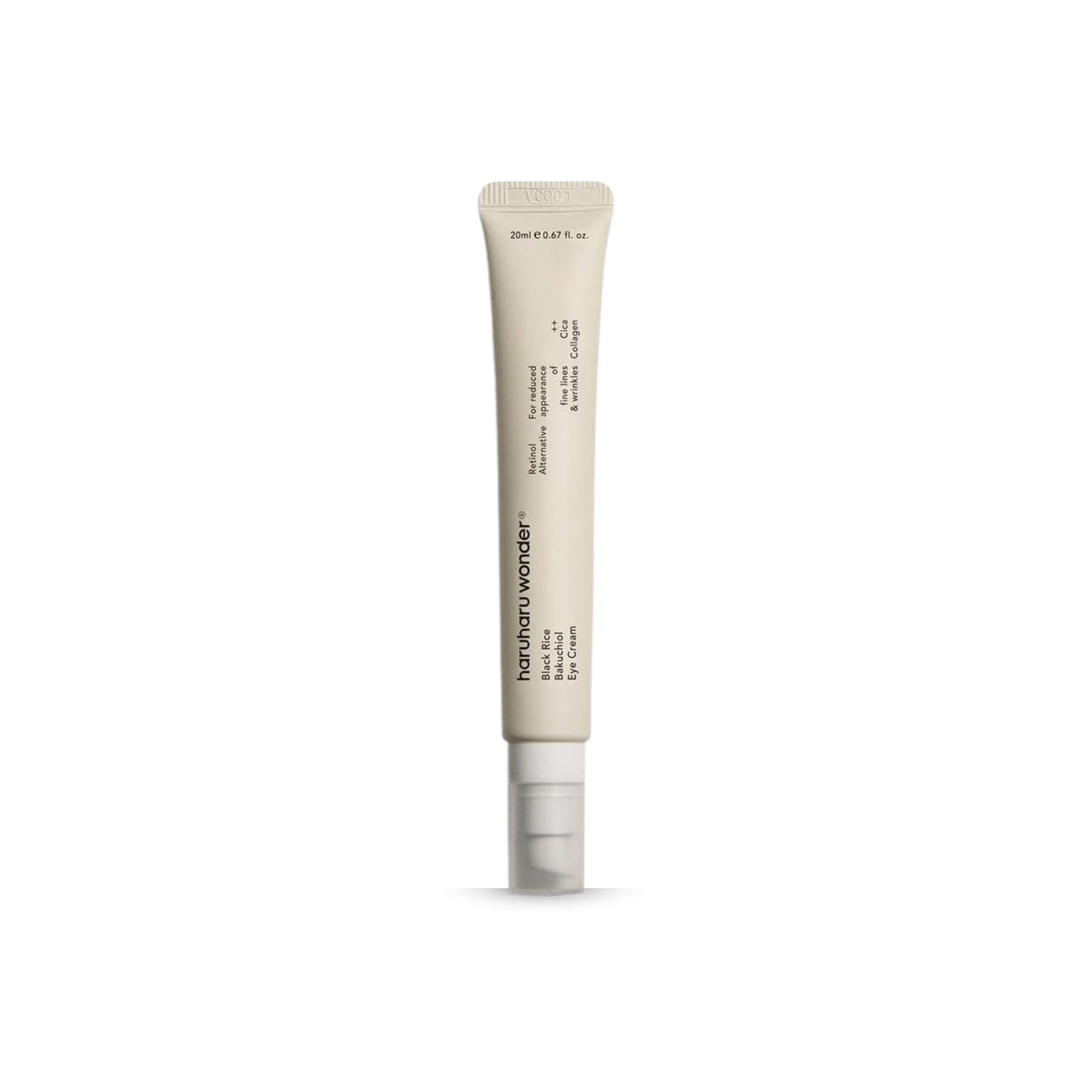 Haruharu Wonder Black Rice Bakuchiol Eye Cream on a white background