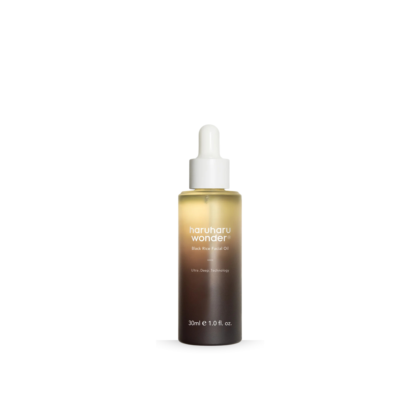 Haruaaru Wonder Black Rice Facial Oil on a white background