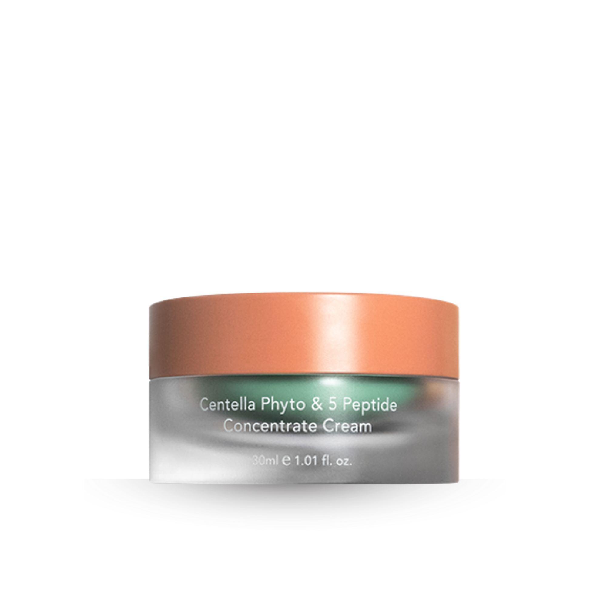 Jar of Haruharu Wonder Centella Phyto & 5 Peptide Concentrate Cream on a white background