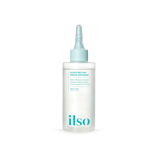 ilso skincare serum bottle on a white background