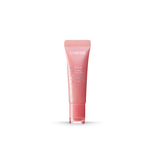 LANEIGE Lip Glowy Balm (Pink Supernova) on a white background