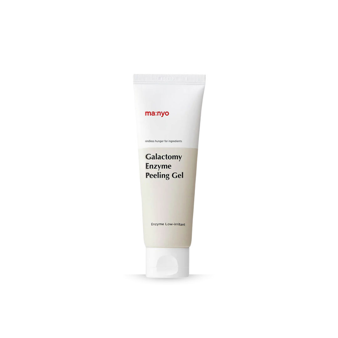 Tube of Galactomy Enzyme Peeling Gel by manyo on a white background