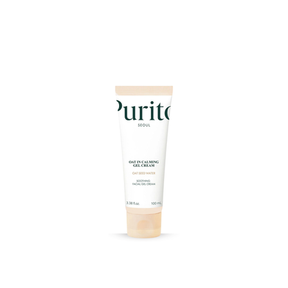 Tube of Purito Seoul Oat in Calming Gel Cream on a white background