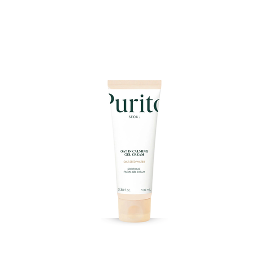 Tube of Purito Seoul Oat in Calming Gel Cream on a white background