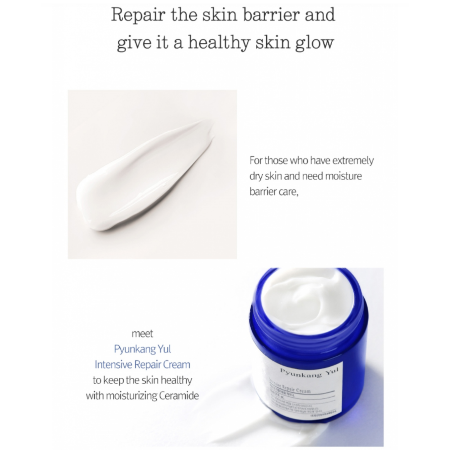 Pyunkang Yul Intensive Repair Cream with text on a white background
