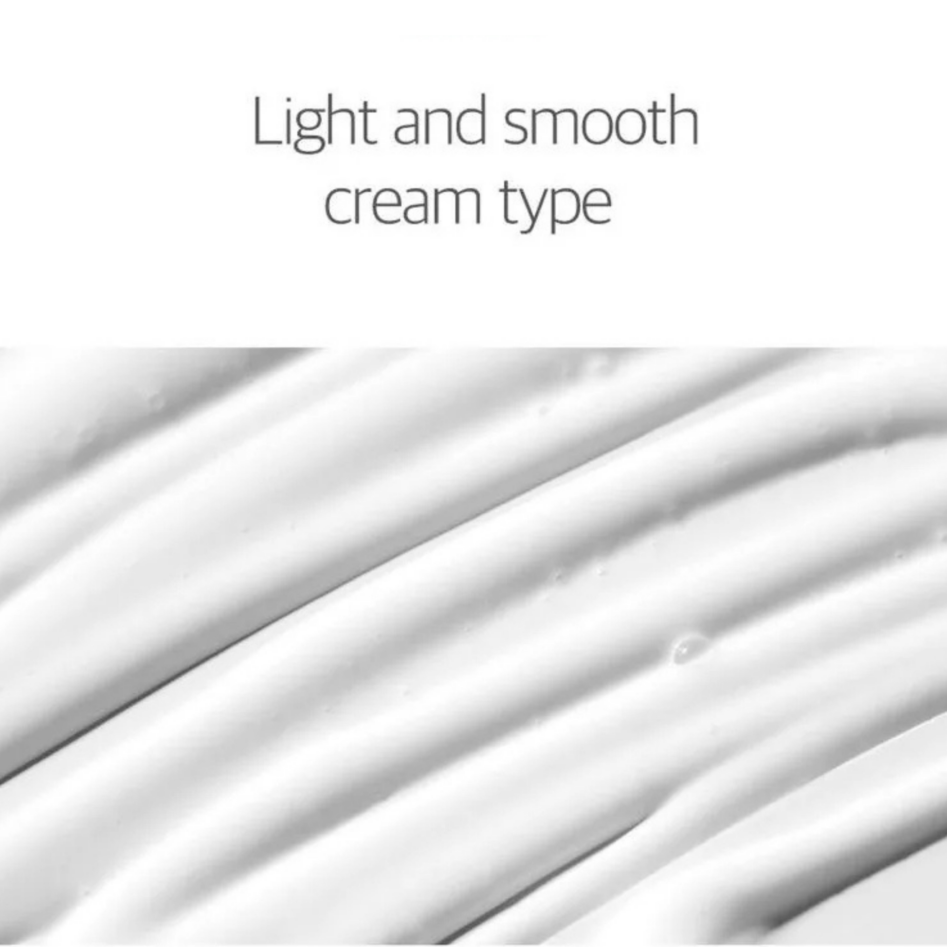 Light and smooth cream type texture of Round Lab 1025 Dokdo Cleansing Milk on a white background