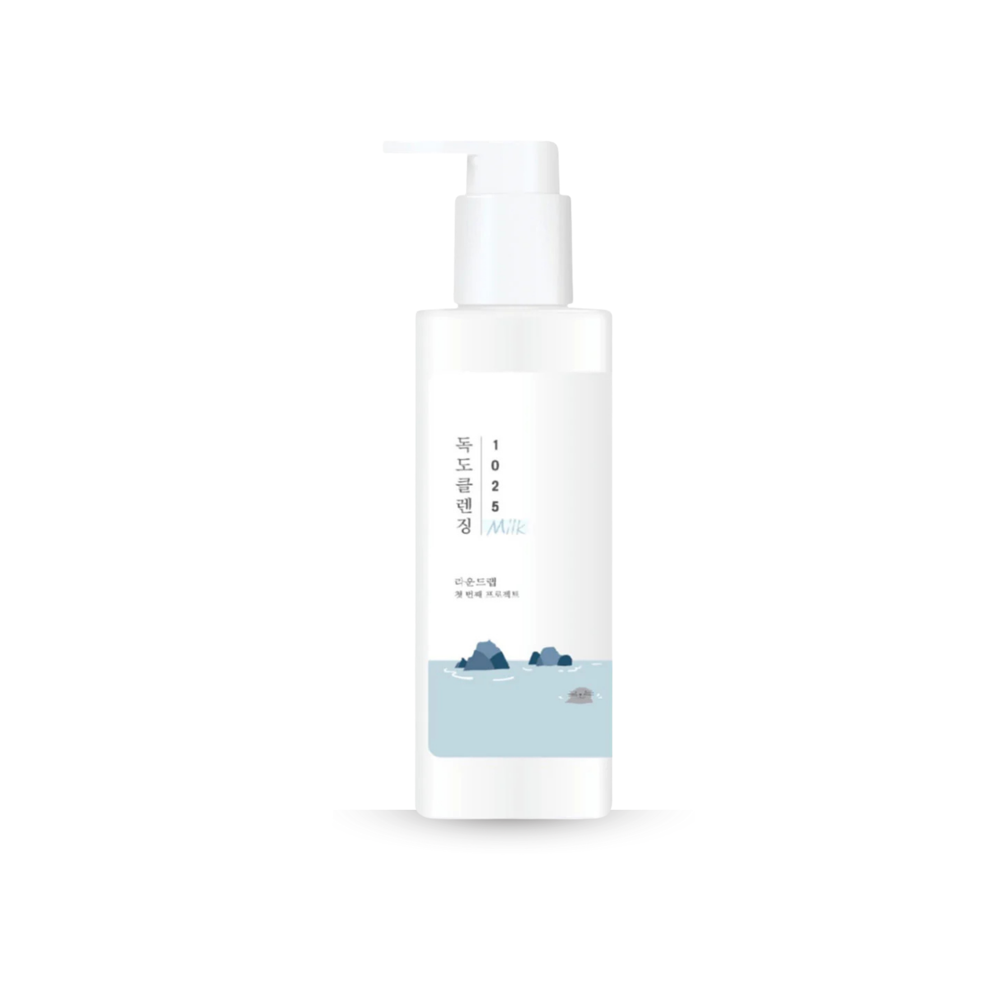 Round Lab 1025 Dokdo Cleansing Milk on a white background