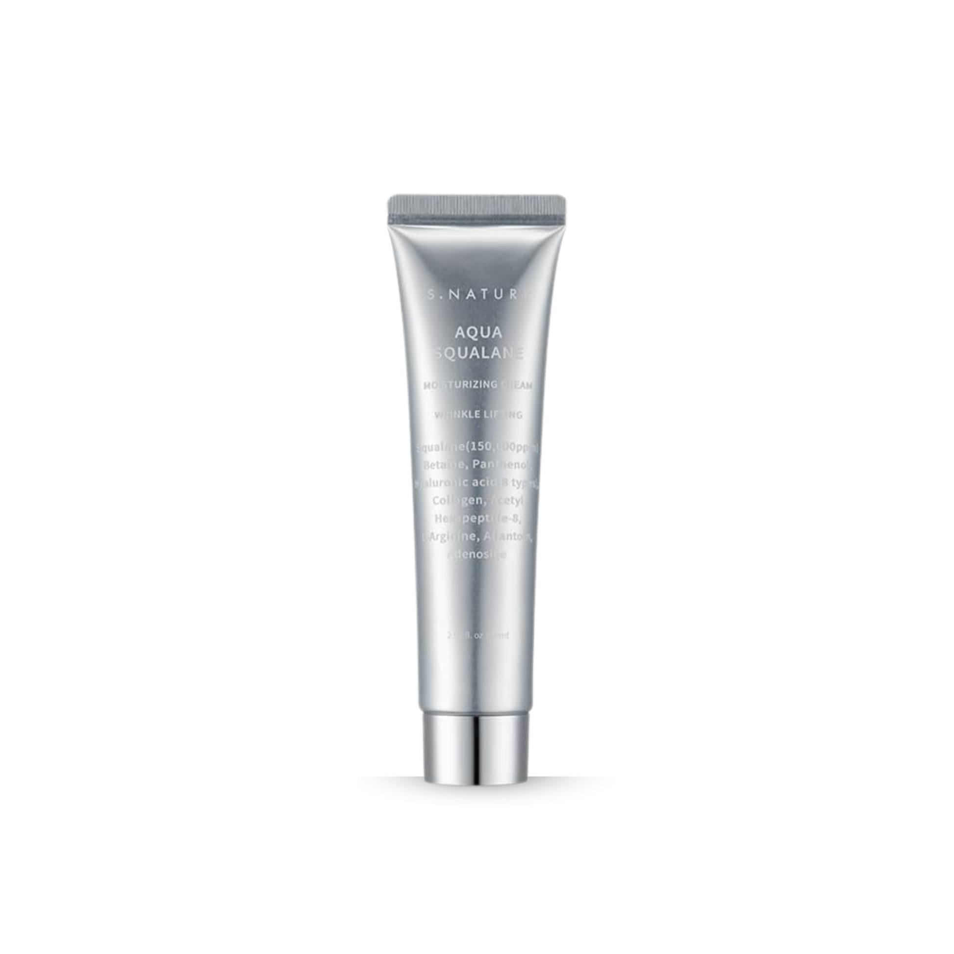 S.NATURE Aqua Squalane Moisturizing Cream tube on a white background