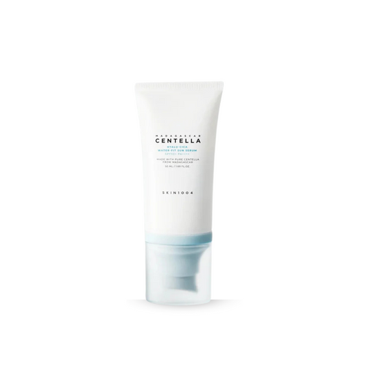 SKIN1004 Hyalu‑Cica Water‑Fit Sun Serum SPF 50+ PA++++ on a white background