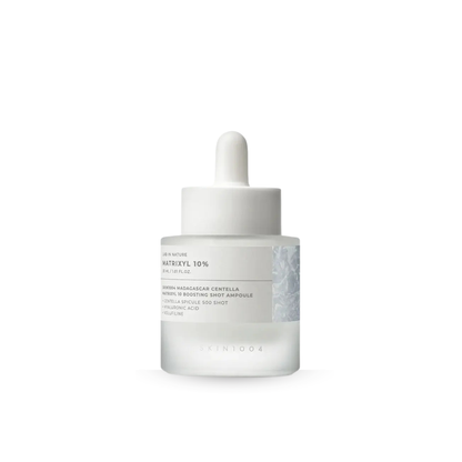 SKIN1004 Lab in Nature Madagascar Centella Matrixyl 10% Boosting Shot Ampoule set against a plain white background.