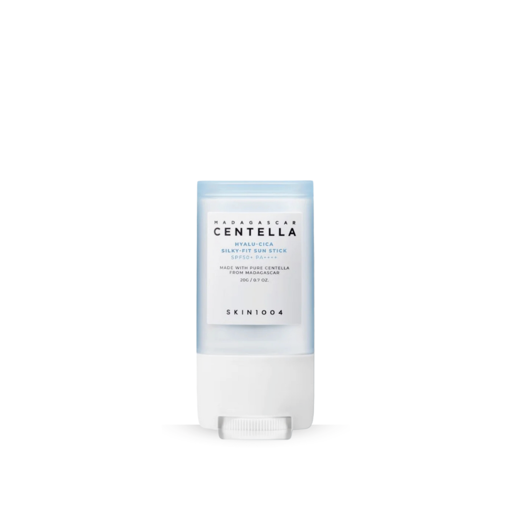 SKIN1004 Madagascar Centella Hyalu‑Cica Silky‑Fit Sun Stick on a white background