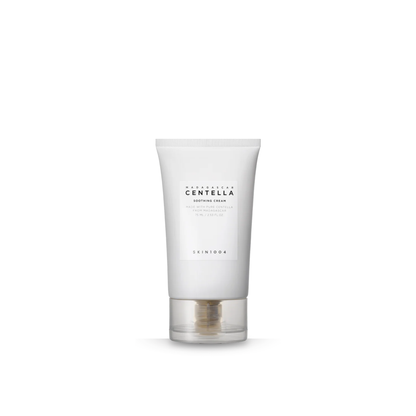 White tube of SKIN1004 Madagascar Centella Soothing Cream on a white background