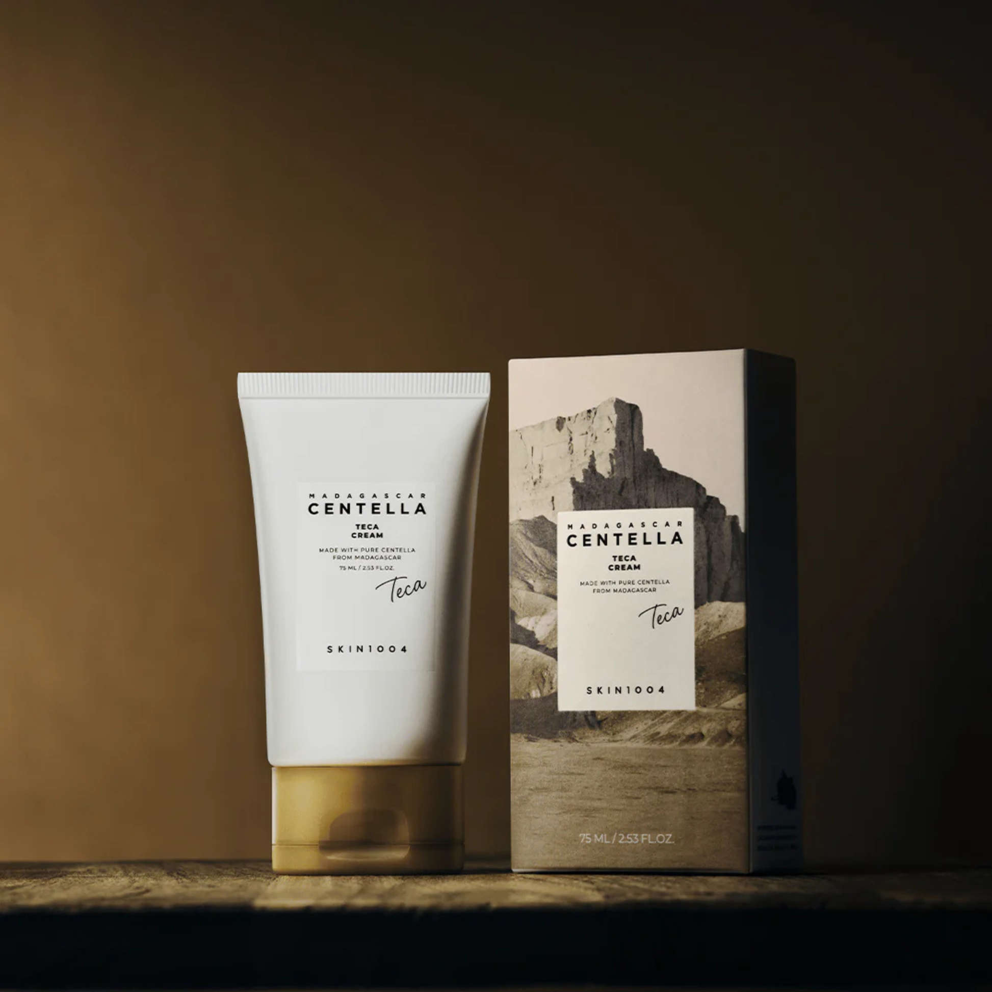SKIN1004 Madagascar Centella Teca Cream with product box