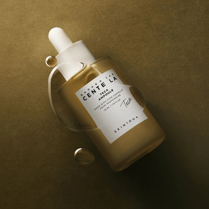 Lifestyle shot of the SKIN1004 Madagascar Centella Teca Ampoule