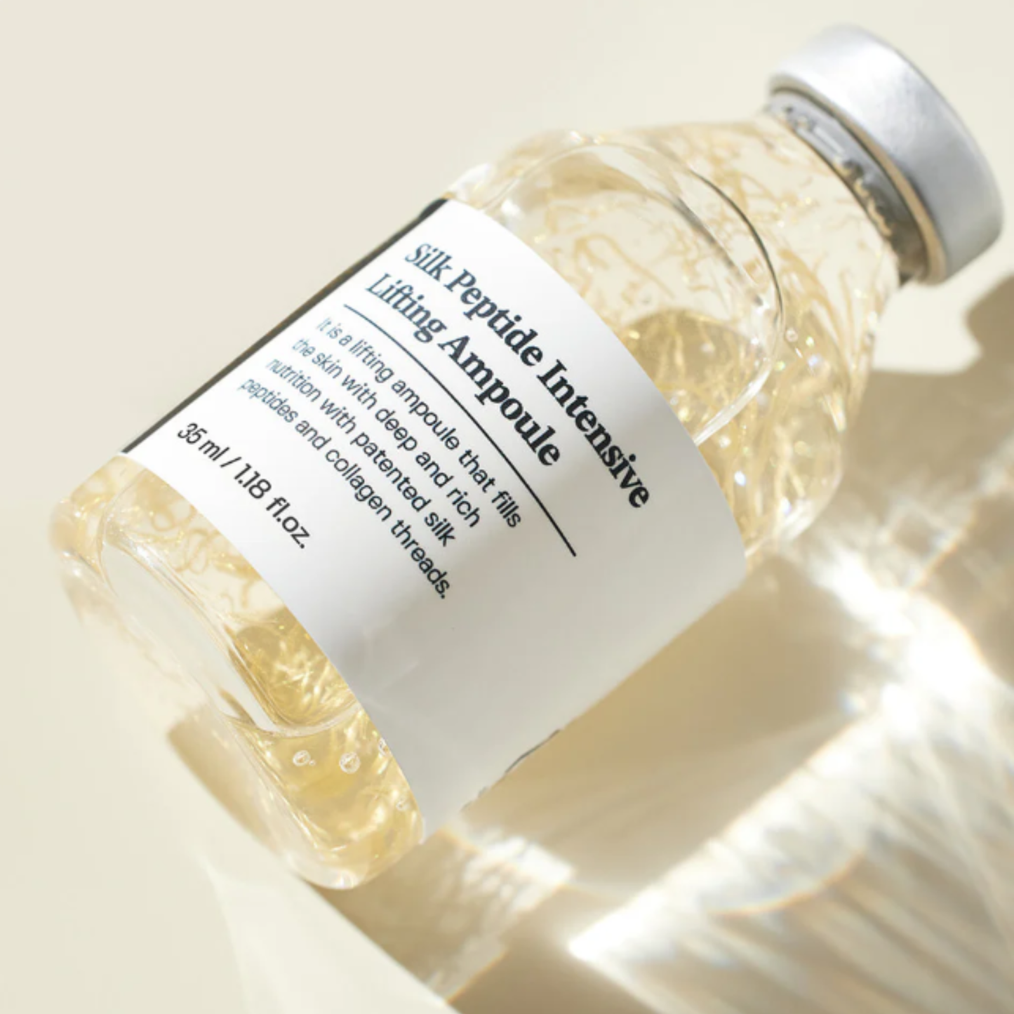 Close up of SUNGBOON EDITOR Silk Peptide Intensive Lifting Ampoule