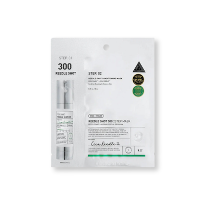 VT Cosmetics Reedle Shot 300 2 Step Mask on a white background