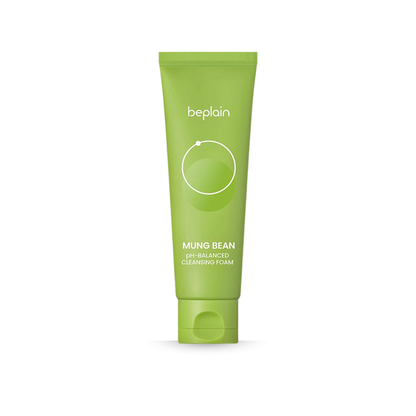 beplain Mung Bean pH-Balanced Cleansing Foam 16ml on a white background