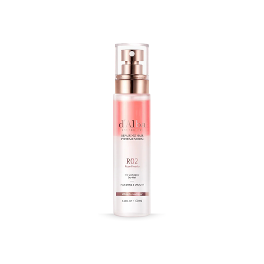 d'Alba Professional Repairing Hair Perfume Serum on a white background