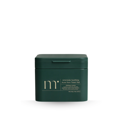 molvany Artichoke Soothing Acne Pore Toner Pads on a white background