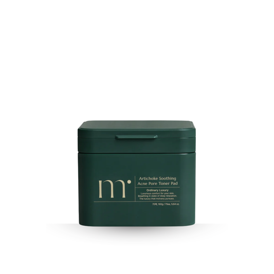 molvany Artichoke Soothing Acne Pore Toner Pads on a white background